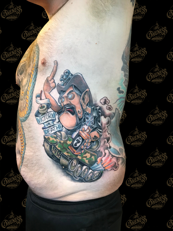 Tattoo Lemmy by Pieter pas