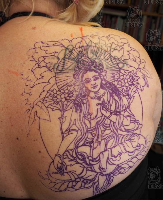 Tattoo Tara cover up by Darko groenhagen