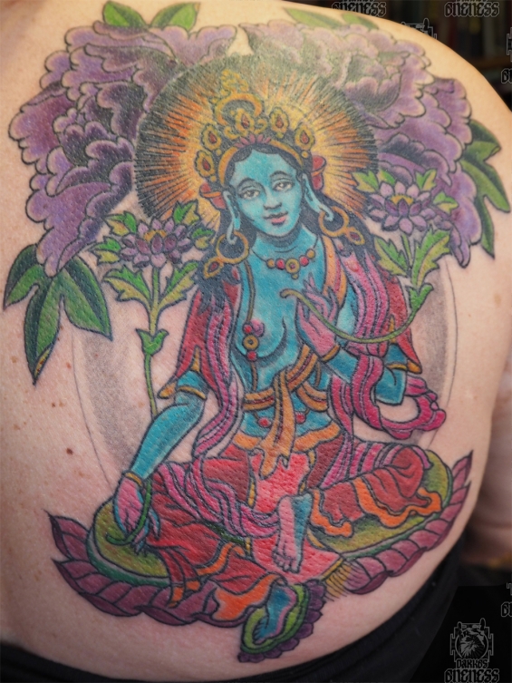 Tattoo Tara cover up by Darko groenhagen