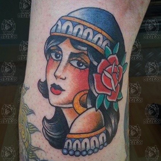 Tattoo Gypsy girl by 