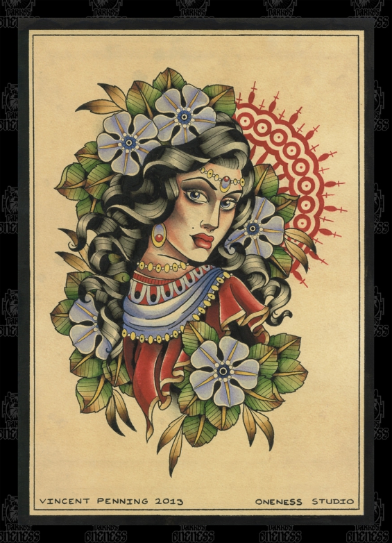 Tattoo Gypsy painting by 