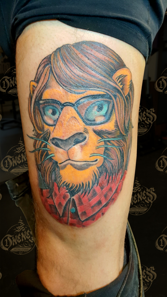Tattoo Leo by Pieter pas