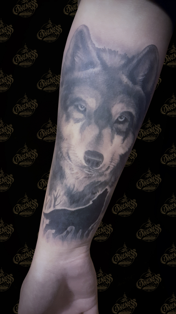 Tattoo Wolfs by Pieter pas