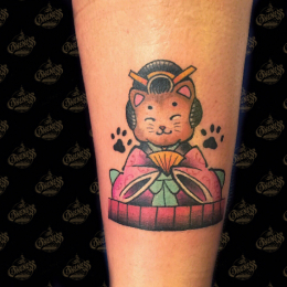 Tattoo Kitten by Sjoerd elstak