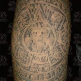Tattoo Skulls stone god by Darko groenhagen