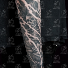 Tattoo Underwater sleeve by Darko groenhagen