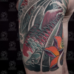 Tattoo Koi by Darko groenhagen