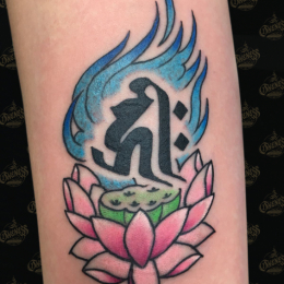 Tattoo Lotus by Sjoerd elstak