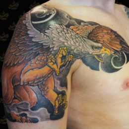 Tattoo Griffin by Darko groenhagen