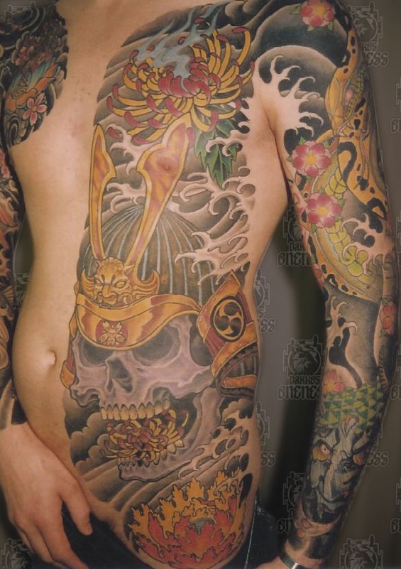42 Samurai Skull Tattoos  Designs