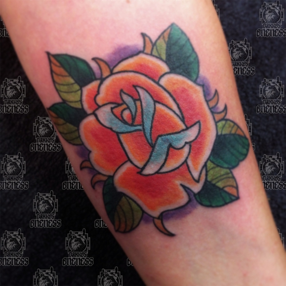 Tattoo Colour rose by 