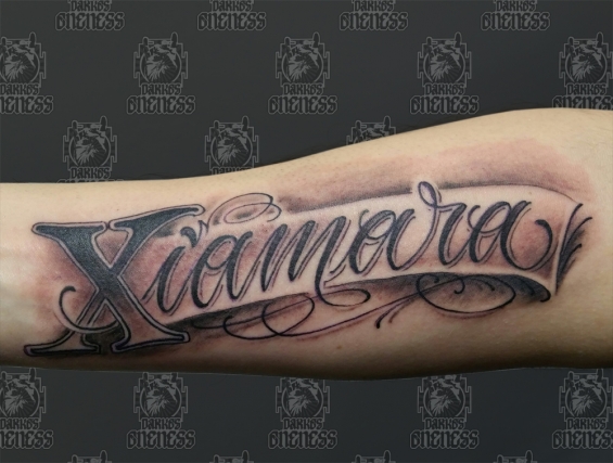 Tattoo Lettering by Pieter pas