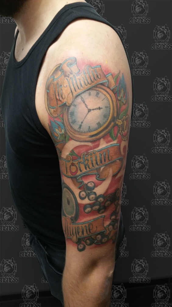 Tattoo Clock by Pieter pas