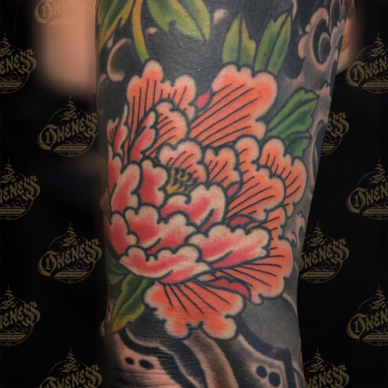 Tattoo Japanese flower by 