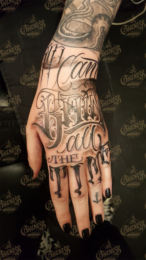 Tattoo Hand lettering by Pieter pas
